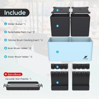 Cleaning & Brush Holder Module-Blue Black