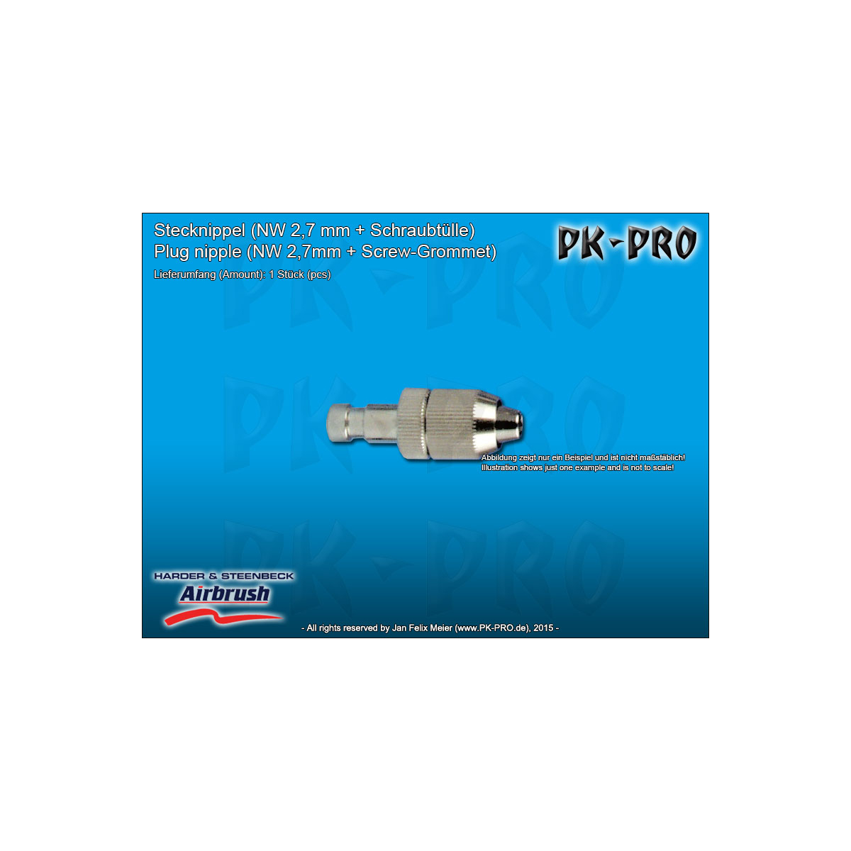 H&Shose connection G 1/8" female thread,, with hose nipple for hose