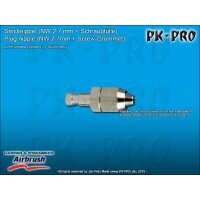 H&S-plug in nipple nd 2.7mm,, with screw socket for...
