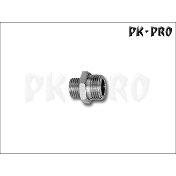 H&S-double nipple, G 1/4" male thread -, G 3/8" male thread-[105823]