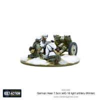 German Heer (Winter) 7.5cm leIG 18 Light Artillery