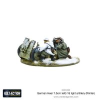 German Heer (Winter) 7.5cm leIG 18 Light Artillery