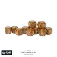 Orders Dice Pack - Brown