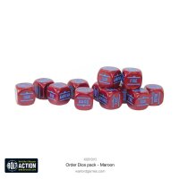 Orders Dice Pack - Maroon