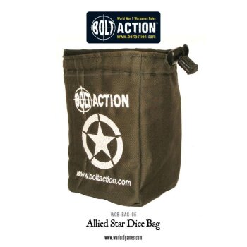 Bolt Action Allied Star Dice Bag