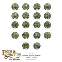 Pike & Shotte Epic Battles - Montroses Scottish Royalists Casualty Markers