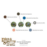 Pike & Shotte Epic Battles - Montroses Scottish Royalists Casualty Markers