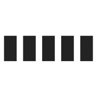 Self-adhesive magnetic foil stickers for 60x30mm rectangular cast bases (5 pc.)