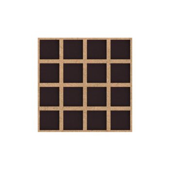 Magnetic conversion tray 20mm to 25mm bases, 4x4