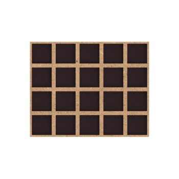 Magnetic conversion tray 25mm to 30mm bases, 5x4