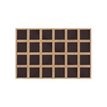 Magnetic conversion tray 20mm to 25mm bases, 6x4