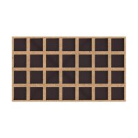 Magnetic conversion tray 20mm to 25mm bases, 7x4