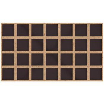 Magnetic conversion tray 25mm to 30mm bases, 7x4