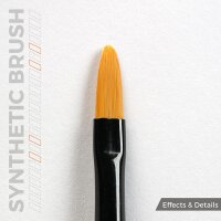 AK SYNTHETIC BRUSH - FILBERT 4