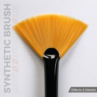 AK SYNTHETIC BRUSH - FAN SHAPE