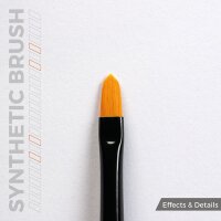 AK SYNTHETIC BRUSH - LINER 17mm