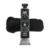 ARTISTIC DENSE ACRYLIC COLOR - PURE BLACK 20ml
