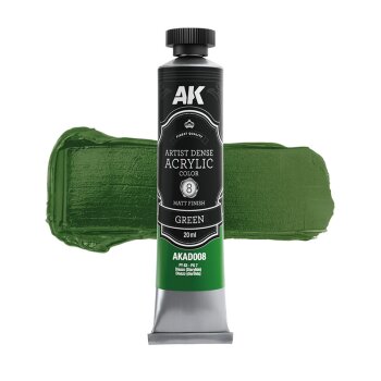 ARTISTIC DENSE ACRYLIC COLOR - GREEN 20ml