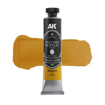 ARTISTIC DENSE ACRYLIC COLOR - YELLOW OCHRE 20ml
