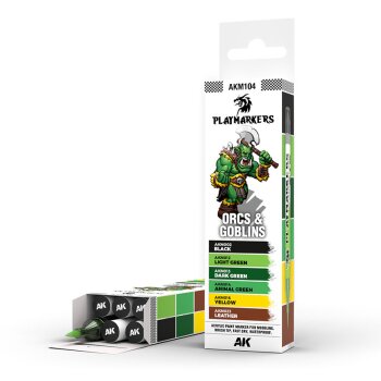 PLAYMARKERS SET - ORCS & GOBLINS (6 ref.)