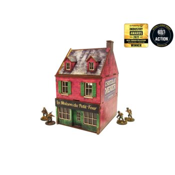 WW2 Normandy Cafe PREPAINTED [28mm/1:56]