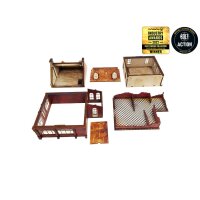 WW2 Normandy Restaurant PREPAINTED [28mm/1:56]