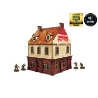 WW2 Normandy Restaurant PREPAINTED [28mm/1:56]