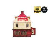 WW2 Normandy Restaurant PREPAINTED [28mm/1:56]