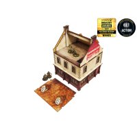 WW2 Normandy Restaurant PREPAINTED [28mm/1:56]