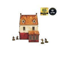 WW2 Normandy Restaurant PREPAINTED [28mm/1:56]