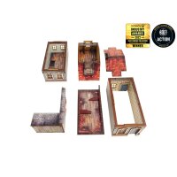 WW2 Normandy Townhouse 1 PREPAINTED [28mm/1:56]