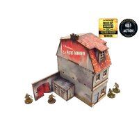 WW2 Normandy Townhouse 1 PREPAINTED [28mm/1:56]