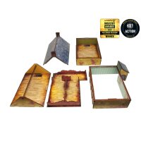 WW2 Normandy Townhouse 2 PREPAINTED [28mm/1:56]