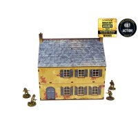 WW2 Normandy Townhouse 2 PREPAINTED [28mm/1:56]