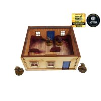 WW2 Normandy Townhouse 3 PREPAINTED [28mm/1:56]