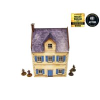 WW2 Normandy Townhouse 3 PREPAINTED [28mm/1:56]