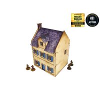 WW2 Normandy Townhouse 3 PREPAINTED [28mm/1:56]