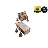 WW2 Normandy Small Sheds w. Dovecote PREPAINTED [28mm/1:56]