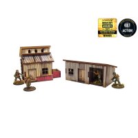 WW2 Normandy Small Sheds w. Dovecote PREPAINTED [28mm/1:56]