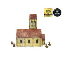 WW2 Normandy Church PREPAINTED [28mm/1:56]