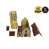 WW2 Normandy Church PREPAINTED [28mm/1:56]