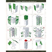 WW2 Normandy Church PREPAINTED [28mm/1:56]