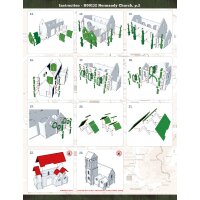 WW2 Normandy Church PREPAINTED [28mm/1:56]