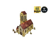 WW2 Normandy Church PREPAINTED [28mm/1:56]
