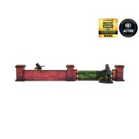 WW2 Normandy Wall w. Gate (low) (VORBEMALT) [28mm/1:56]