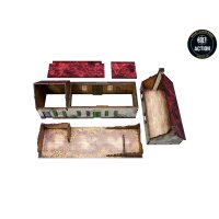 WW2 Normandy Homestead w. Outbuildings PREPAINTED [28mm/1:56]