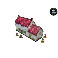 WW2 Normandy Homestead w. Outbuildings PREPAINTED [28mm/1:56]