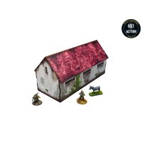 WW2 Normandy Stable w. Dovecote PREPAINTED [28mm/1:56]