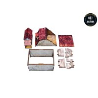 WW2 Normandy Coach House w. Chicken Coop (VORBEMALT) [28mm/1:56]