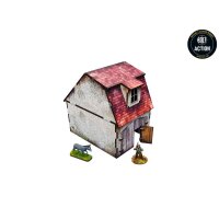 WW2 Normandy Coach House w. Chicken Coop (VORBEMALT) [28mm/1:56]